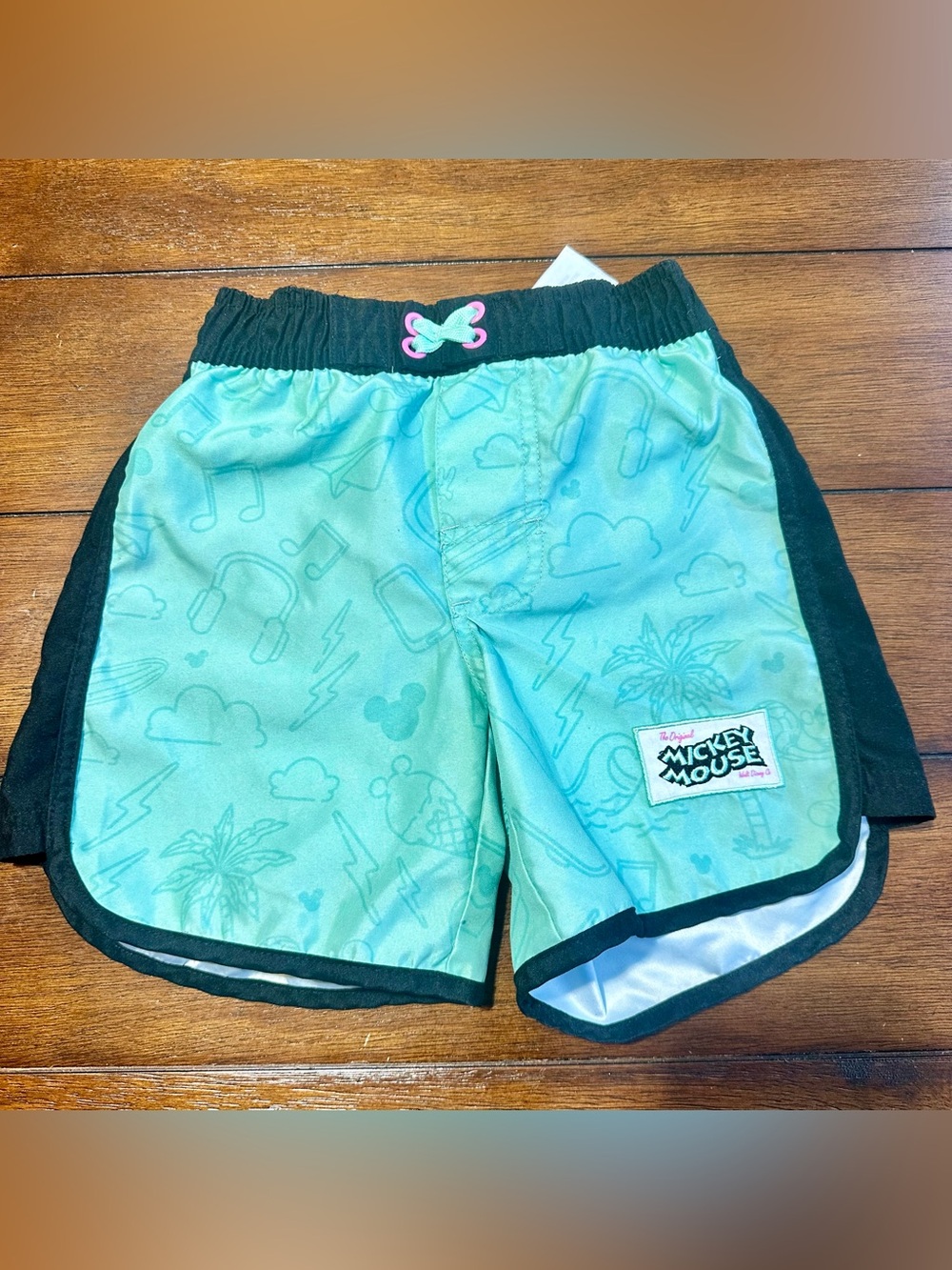 Boys Disney Mickey Graphic Swim Trunks | Size 4